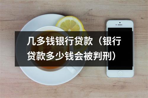 几多钱银行贷款（银行贷款多少钱会被判刑）