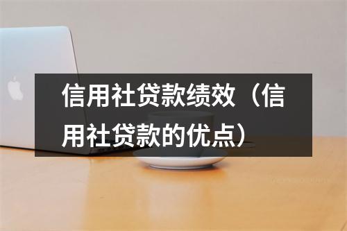 信用社贷款绩效（信用社贷款的优点）