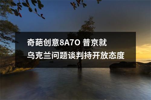 奇葩创意8A7O 普京就乌克兰问题谈判持开放态度