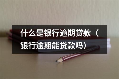 什么是银行逾期贷款（银行逾期能贷款吗）