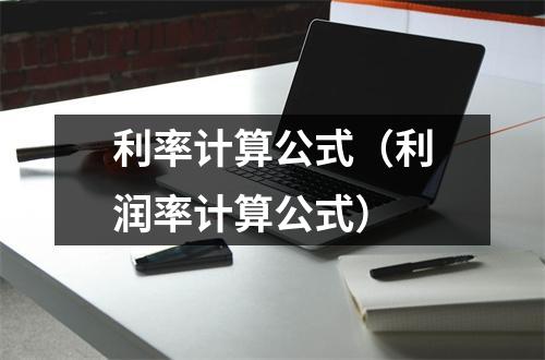 利率计算公式（利润率计算公式）