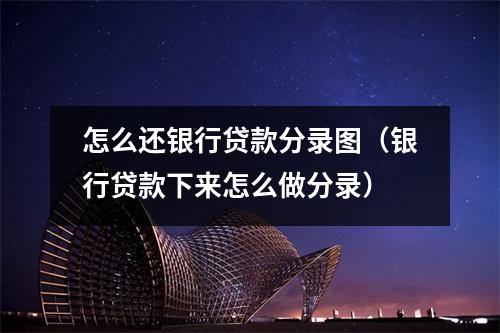 怎么还银行贷款分录图（银行贷款下来怎么做分录）