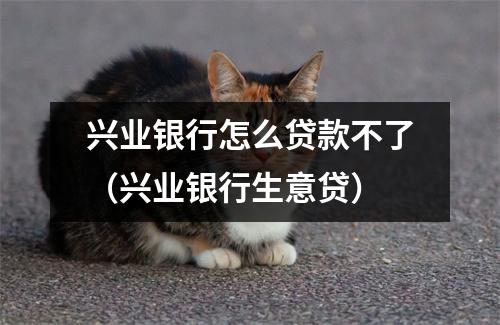 兴业银行怎么贷款不了(兴业银行生意贷)