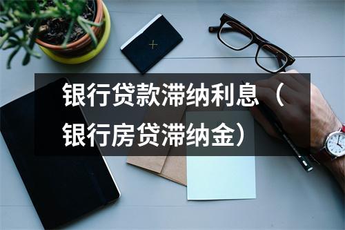 银行贷款滞纳利息(银行房贷滞纳金)