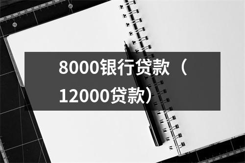 8000银行贷款（12000贷款）