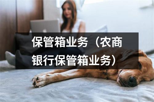 保管箱业务（农商银行保管箱业务）