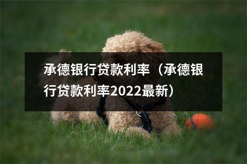 承德银行贷款利率（承德银行贷款利率2022最新）