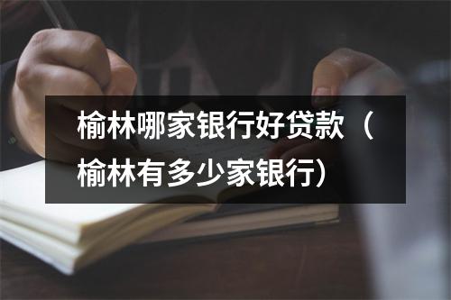 榆林哪家银行好贷款（榆林有多少家银行）