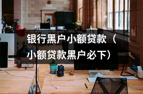银行黑户小额贷款（小额贷款黑户必下）