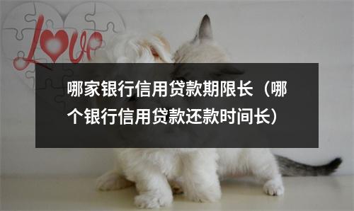 哪家银行信用贷款期限长(哪个银行信用贷款还款时间长)