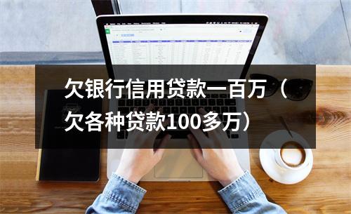 欠银行信用贷款一百万(欠各种贷款100多万)