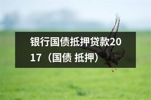 银行国债抵押贷款2017（国债 抵押）