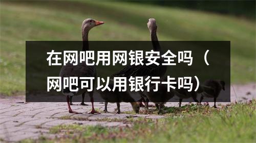 在网吧用网银安全吗（网吧可以用银行卡吗）