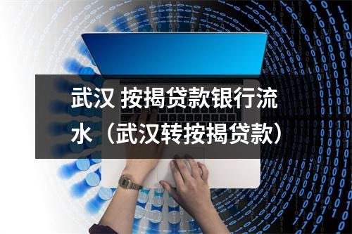 武汉 按揭贷款银行流水（武汉转按揭贷款）