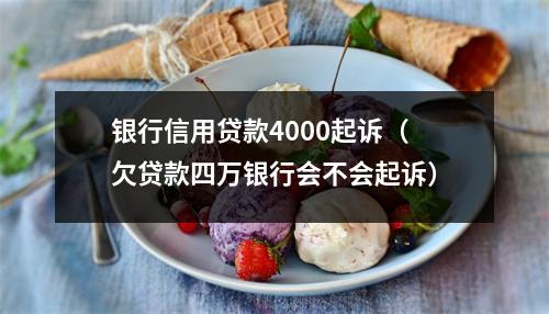 银行信用贷款4000起诉（欠贷款四万银行会不会起诉）