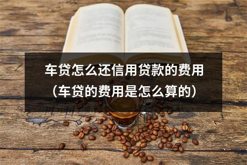 车贷怎么还信用贷款的费用(车贷的费用是怎么算的)