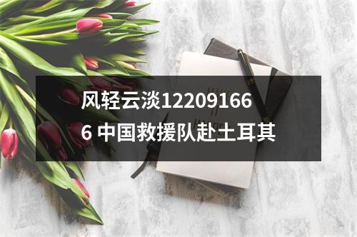 风轻云淡122091666 中国救援队赴土耳其