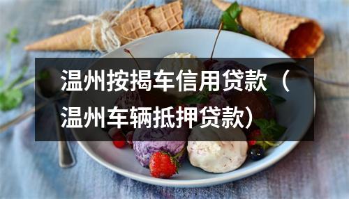 温州按揭车信用贷款(温州车辆抵押贷款)