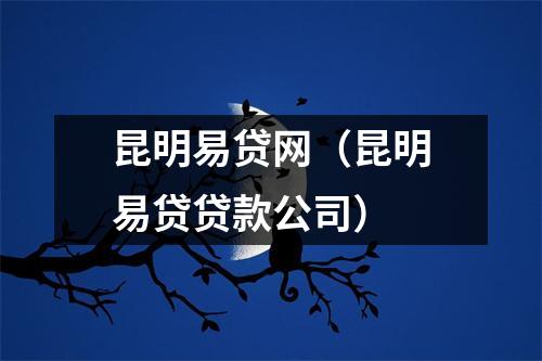 昆明易贷网（昆明易贷贷款公司）