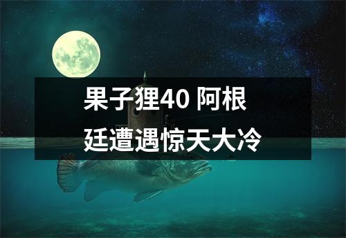 果子狸40 阿根廷遭遇惊天大冷