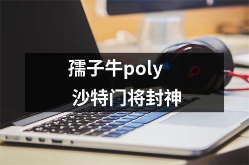 孺子牛poly 沙特门将封神