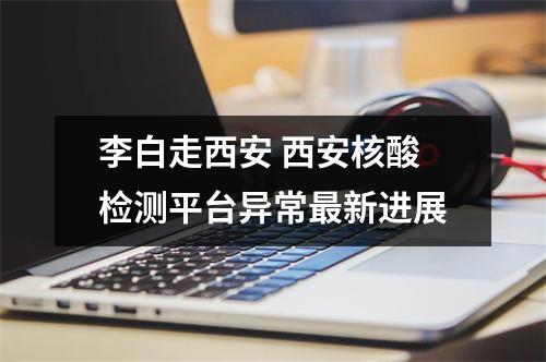 李白走西安 西安核酸检测平台异常最新进展