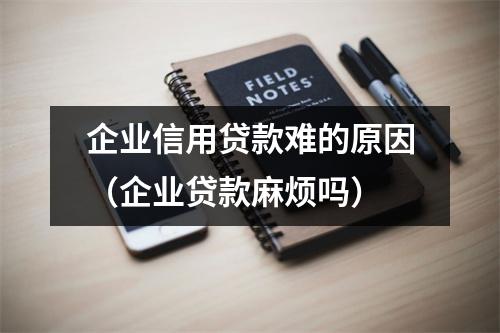 企业信用贷款难的原因（企业贷款麻烦吗）