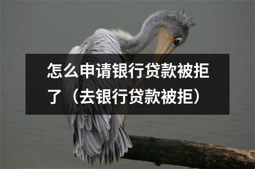 怎么申请银行贷款被拒了（去银行贷款被拒）