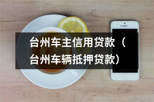 台州车主信用贷款（台州车辆抵押贷款）