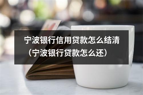 宁波银行信用贷款怎么结清（宁波银行贷款怎么还）