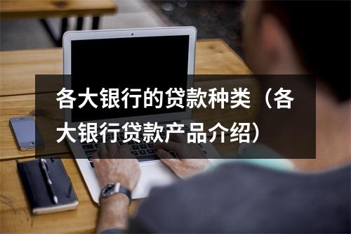 各大银行的贷款种类（各大银行贷款产品介绍）