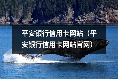 平安银行信用卡网站（平安银行信用卡网站官网）
