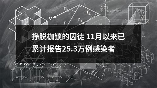 挣脱枷锁的囚徒 11月以来已累计报告25.3万例感染者