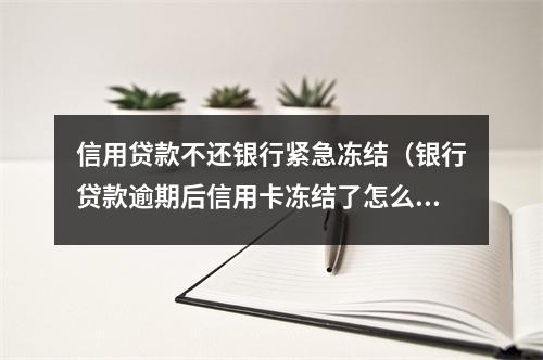 信用贷款不还银行紧急冻结（银行贷款逾期后信用卡冻结了怎么办）
