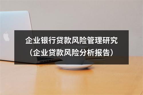 企业银行贷款风险管理研究（企业贷款风险分析报告）