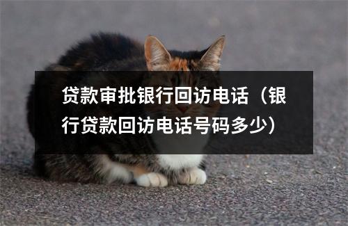 贷款审批银行回访电话（银行贷款回访电话号码多少）