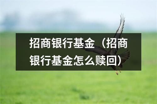 招商银行基金(招商银行基金怎么赎回)