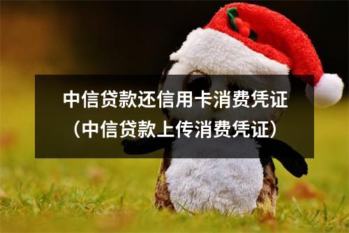 中信贷款还信用卡消费凭证(中信贷款上传消费凭证)