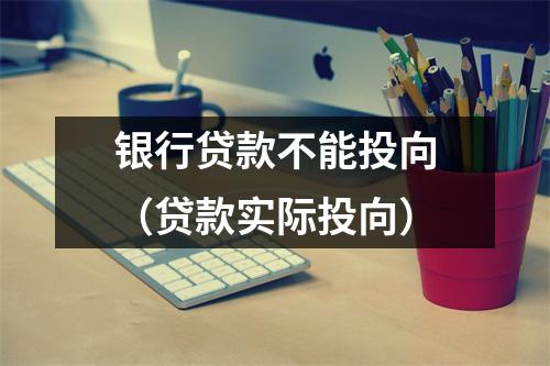 银行贷款不能投向（贷款实际投向）