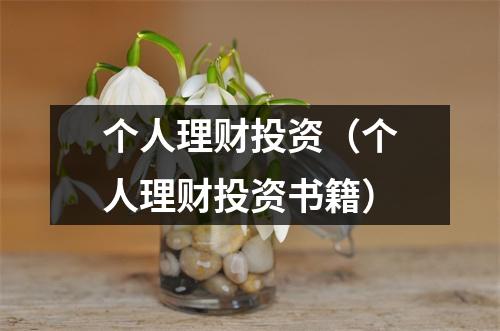 个人理财投资（个人理财投资书籍）
