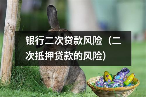 银行二次贷款风险(二次抵押贷款的风险)