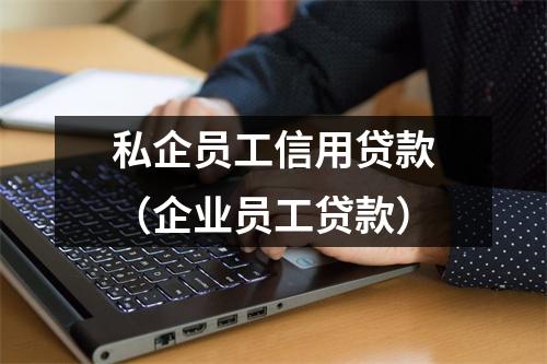 私企员工信用贷款（企业员工贷款）