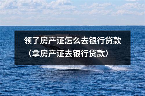 领了房产证怎么去银行贷款（拿房产证去银行贷款）