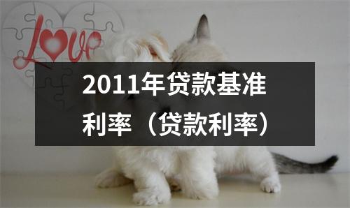 2011年贷款基准利率（贷款利率）