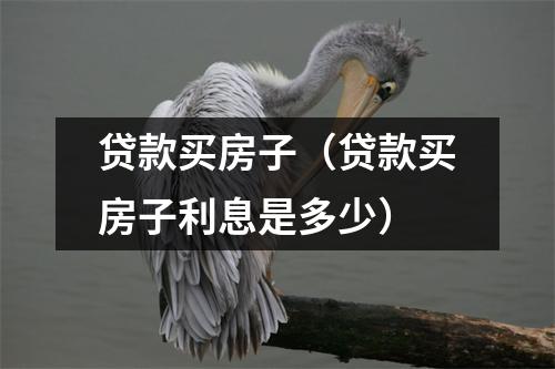 贷款买房子（贷款买房子利息是多少）