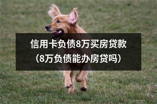 信用卡负债8万买房贷款（8万负债能办房贷吗）