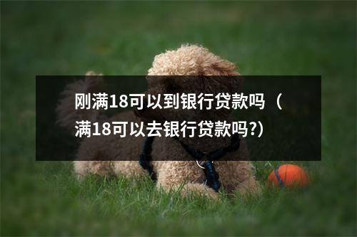 刚满18可以到银行贷款吗（满18可以去银行贷款吗?）