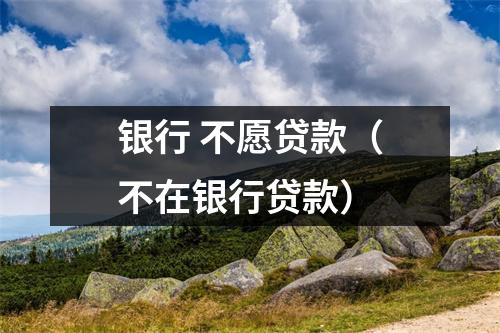 银行 不愿贷款（不在银行贷款）