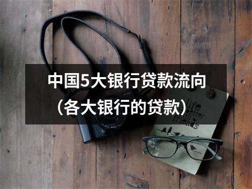 中国5大银行贷款流向(各大银行的贷款)