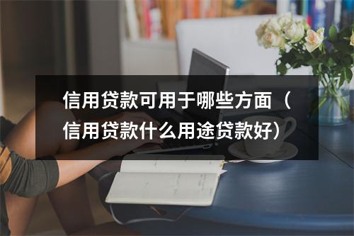 信用贷款可用于哪些方面（信用贷款什么用途贷款好）